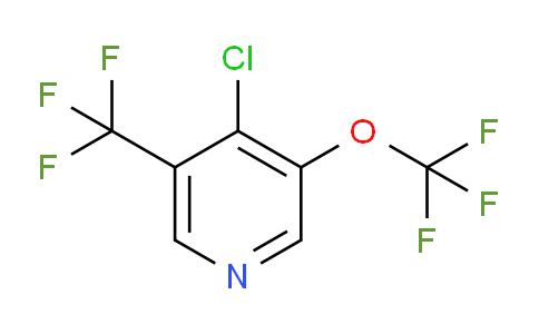 4-Chloro-3-(trifluoromethoxy)-5-(trifluoromethyl)pyridine