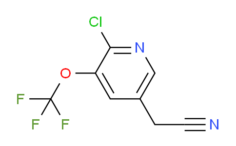 2-Chloro-3-(trifluoromethoxy)pyridine-5-acetonitrile