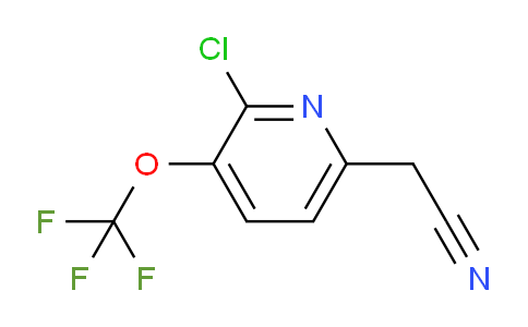 AM63357 | 1361695-65-9 | 2-Chloro-3-(trifluoromethoxy)pyridine-6-acetonitrile