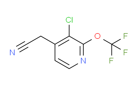 3-Chloro-2-(trifluoromethoxy)pyridine-4-acetonitrile