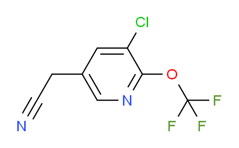 3-Chloro-2-(trifluoromethoxy)pyridine-5-acetonitrile