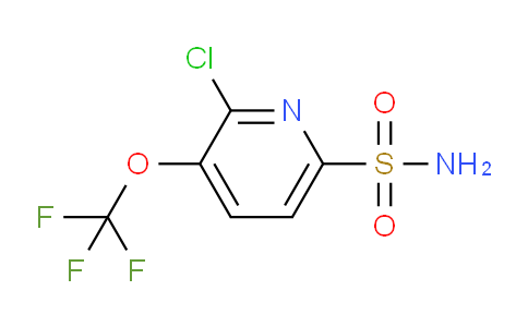 2-Chloro-3-(trifluoromethoxy)pyridine-6-sulfonamide