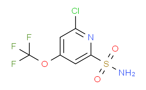 2-Chloro-4-(trifluoromethoxy)pyridine-6-sulfonamide