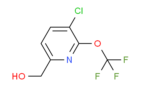 3-Chloro-2-(trifluoromethoxy)pyridine-6-methanol