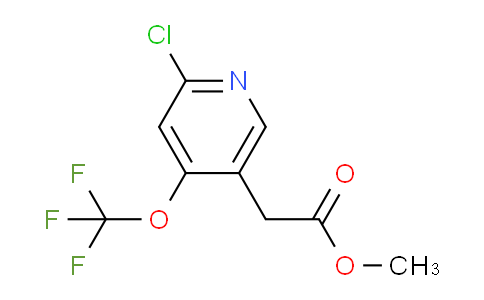Methyl 2-chloro-4-(trifluoromethoxy)pyridine-5-acetate
