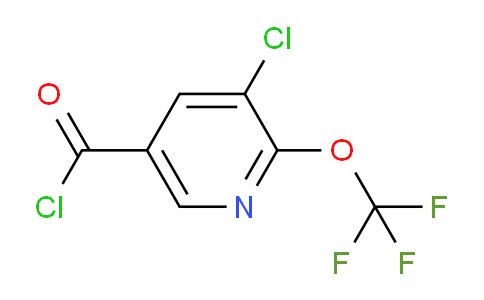 3-Chloro-2-(trifluoromethoxy)pyridine-5-carbonyl chloride