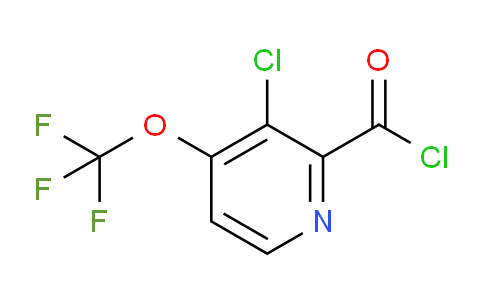 3-Chloro-4-(trifluoromethoxy)pyridine-2-carbonyl chloride