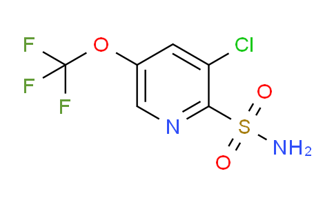 3-Chloro-5-(trifluoromethoxy)pyridine-2-sulfonamide