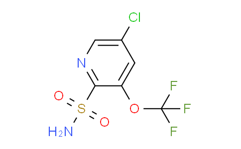 5-Chloro-3-(trifluoromethoxy)pyridine-2-sulfonamide