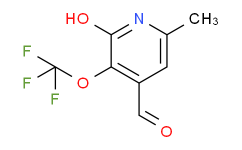 2-Hydroxy-6-methyl-3-(trifluoromethoxy)pyridine-4-carboxaldehyde