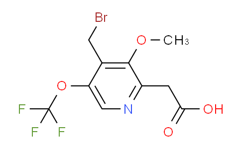 AM63696 | 1806763-40-5 | 4-(Bromomethyl)-3-methoxy-5-(trifluoromethoxy)pyridine-2-acetic acid