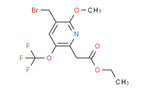 AM63697 | 1804470-07-2 | Ethyl 3-(bromomethyl)-2-methoxy-5-(trifluoromethoxy)pyridine-6-acetate