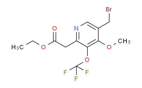 AM63698 | 1805216-86-7 | Ethyl 5-(bromomethyl)-4-methoxy-3-(trifluoromethoxy)pyridine-2-acetate