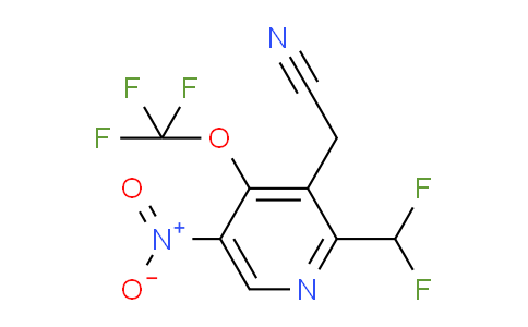 AM63704 | 1804709-36-1 | 2-(Difluoromethyl)-5-nitro-4-(trifluoromethoxy)pyridine-3-acetonitrile