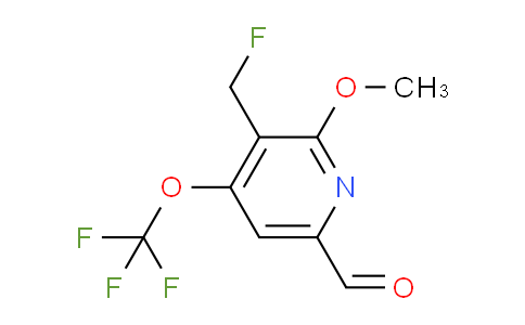 3-(Fluoromethyl)-2-methoxy-4-(trifluoromethoxy)pyridine-6-carboxaldehyde