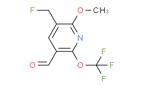 3-(Fluoromethyl)-2-methoxy-6-(trifluoromethoxy)pyridine-5-carboxaldehyde