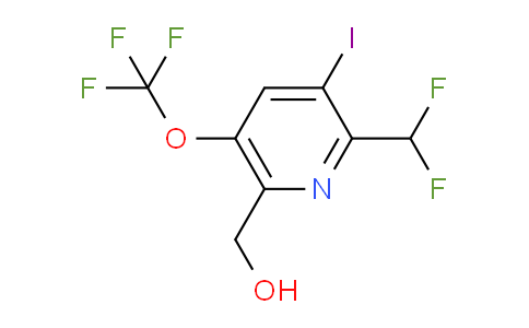 AM63745 | 1804356-23-7 | 2-(Difluoromethyl)-3-iodo-5-(trifluoromethoxy)pyridine-6-methanol