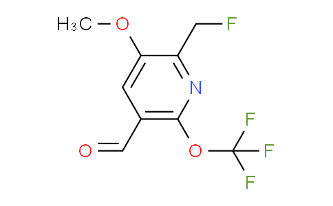 AM63774 | 1804478-84-9 | 2-(Fluoromethyl)-3-methoxy-6-(trifluoromethoxy)pyridine-5-carboxaldehyde