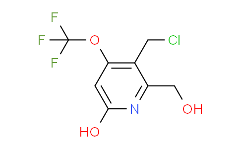 3-(Chloromethyl)-6-hydroxy-4-(trifluoromethoxy)pyridine-2-methanol