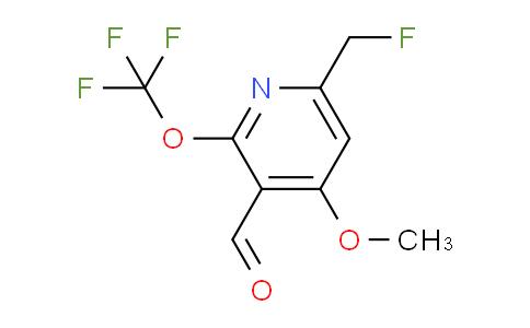 6-(Fluoromethyl)-4-methoxy-2-(trifluoromethoxy)pyridine-3-carboxaldehyde