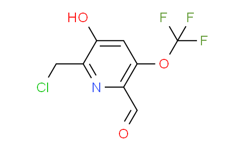 2-(Chloromethyl)-3-hydroxy-5-(trifluoromethoxy)pyridine-6-carboxaldehyde