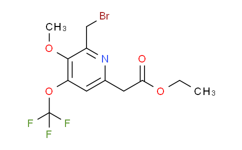 AM63797 | 1806153-89-8 | Ethyl 2-(bromomethyl)-3-methoxy-4-(trifluoromethoxy)pyridine-6-acetate