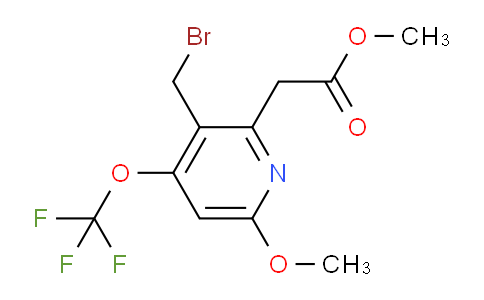 AM63798 | 1805918-34-6 | Methyl 3-(bromomethyl)-6-methoxy-4-(trifluoromethoxy)pyridine-2-acetate