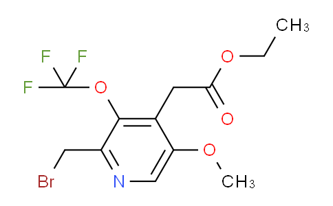 AM63803 | 1805918-35-7 | Ethyl 2-(bromomethyl)-5-methoxy-3-(trifluoromethoxy)pyridine-4-acetate