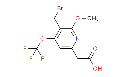 AM63812 | 1806182-88-6 | 3-(Bromomethyl)-2-methoxy-4-(trifluoromethoxy)pyridine-6-acetic acid