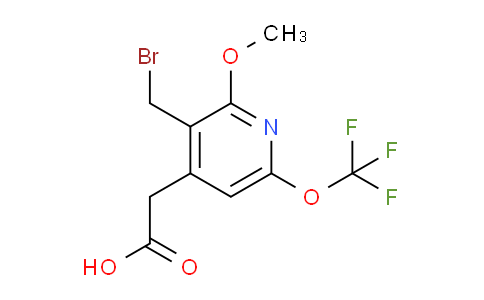AM63814 | 1805216-16-3 | 3-(Bromomethyl)-2-methoxy-6-(trifluoromethoxy)pyridine-4-acetic acid