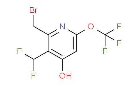 AM63823 | 1804826-50-3 | 2-(Bromomethyl)-3-(difluoromethyl)-4-hydroxy-6-(trifluoromethoxy)pyridine