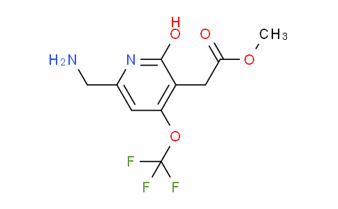 AM63833 | 1806722-19-9 | Methyl 6-(aminomethyl)-2-hydroxy-4-(trifluoromethoxy)pyridine-3-acetate