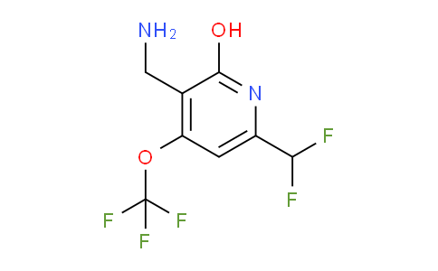 AM63850 | 1806173-52-3 | 3-(Aminomethyl)-6-(difluoromethyl)-2-hydroxy-4-(trifluoromethoxy)pyridine