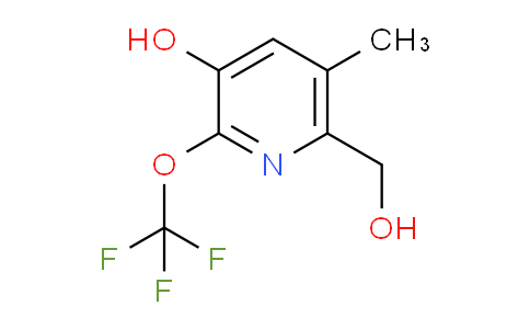 3-Hydroxy-5-methyl-2-(trifluoromethoxy)pyridine-6-methanol
