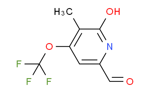 2-Hydroxy-3-methyl-4-(trifluoromethoxy)pyridine-6-carboxaldehyde