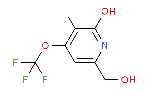 2-Hydroxy-3-iodo-4-(trifluoromethoxy)pyridine-6-methanol