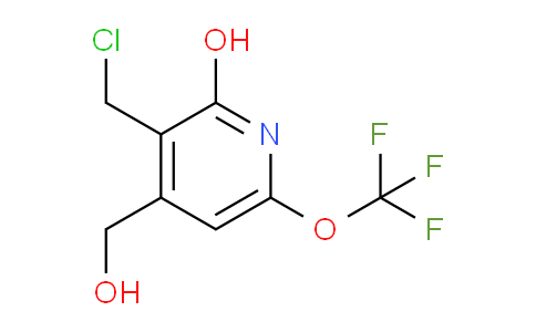 AM63878 | 1806728-98-2 | 3-(Chloromethyl)-2-hydroxy-6-(trifluoromethoxy)pyridine-4-methanol