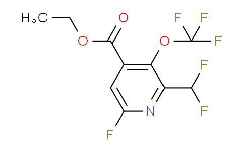 AM63879 | 1806190-76-0 | Ethyl 2-(difluoromethyl)-6-fluoro-3-(trifluoromethoxy)pyridine-4-carboxylate