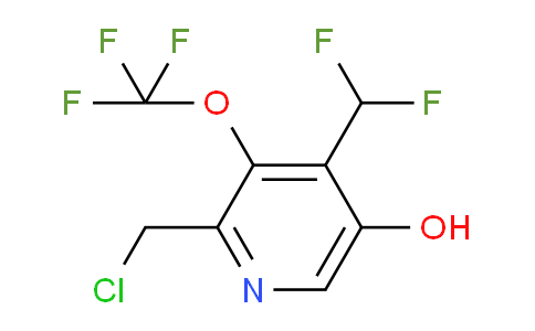 AM63893 | 1804828-92-9 | 2-(Chloromethyl)-4-(difluoromethyl)-5-hydroxy-3-(trifluoromethoxy)pyridine
