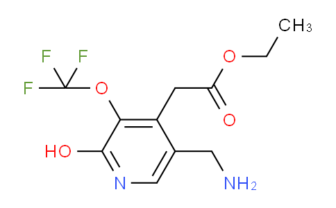 AM63916 | 1806741-57-0 | Ethyl 5-(aminomethyl)-2-hydroxy-3-(trifluoromethoxy)pyridine-4-acetate