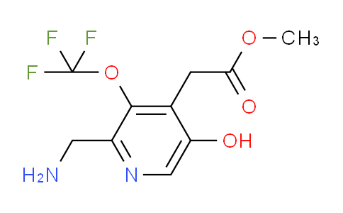 Methyl 2-(aminomethyl)-5-hydroxy-3-(trifluoromethoxy)pyridine-4-acetate