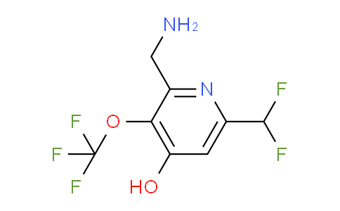 2-(Aminomethyl)-6-(difluoromethyl)-4-hydroxy-3-(trifluoromethoxy)pyridine