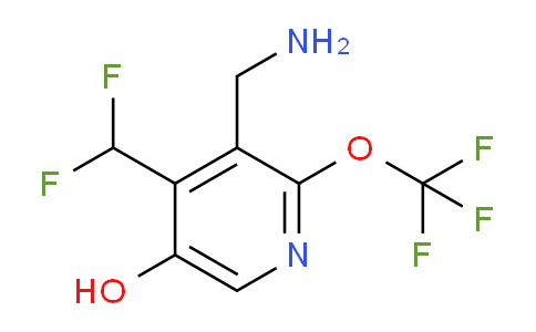 3-(Aminomethyl)-4-(difluoromethyl)-5-hydroxy-2-(trifluoromethoxy)pyridine