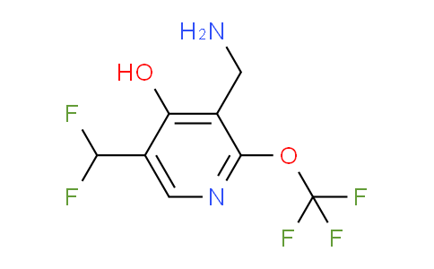 3-(Aminomethyl)-5-(difluoromethyl)-4-hydroxy-2-(trifluoromethoxy)pyridine
