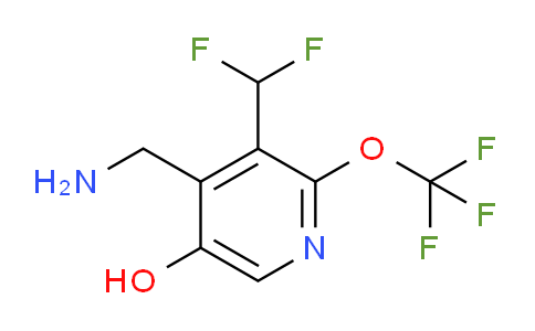 4-(Aminomethyl)-3-(difluoromethyl)-5-hydroxy-2-(trifluoromethoxy)pyridine