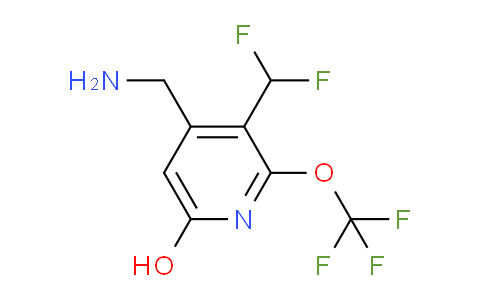 4-(Aminomethyl)-3-(difluoromethyl)-6-hydroxy-2-(trifluoromethoxy)pyridine