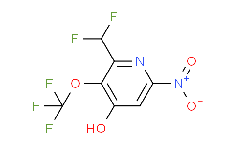 2-(Difluoromethyl)-4-hydroxy-6-nitro-3-(trifluoromethoxy)pyridine