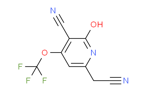 AM63987 | 1804778-12-8 | 3-Cyano-2-hydroxy-4-(trifluoromethoxy)pyridine-6-acetonitrile