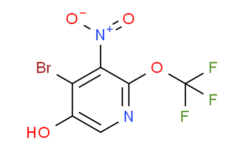 4-Bromo-5-hydroxy-3-nitro-2-(trifluoromethoxy)pyridine