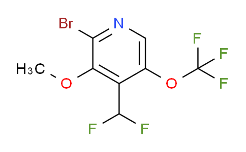 AM63996 | 1804598-94-4 | 2-Bromo-4-(difluoromethyl)-3-methoxy-5-(trifluoromethoxy)pyridine
